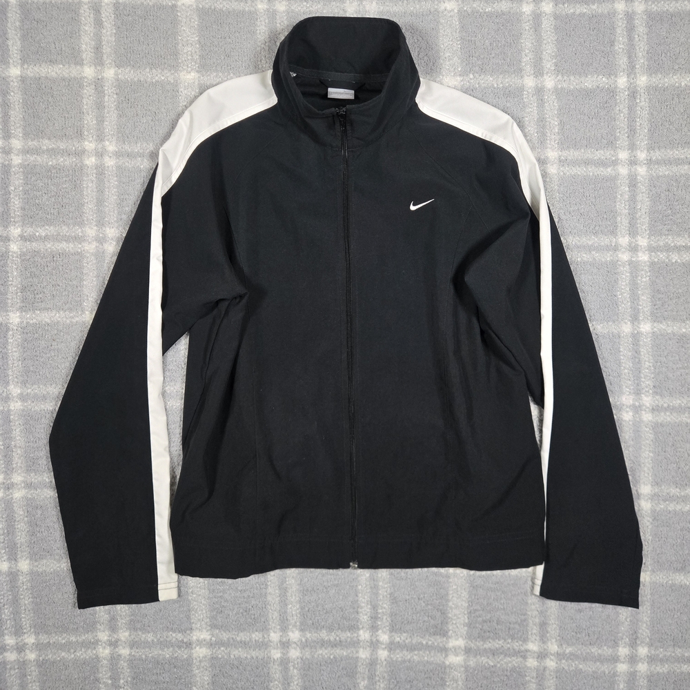 Vintage Women's Nike Full Zip Track Jacket Windbreaker Activewear 90s Y2K Medium